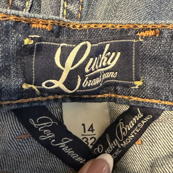 Lucky Brand Jeans Womens Size 14/32 Maggie Super Flare Low Rise Stretch 7W10487 - Picture 13 of 14